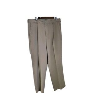 Nike Mens Tan Pleated Golf Pants 38x31